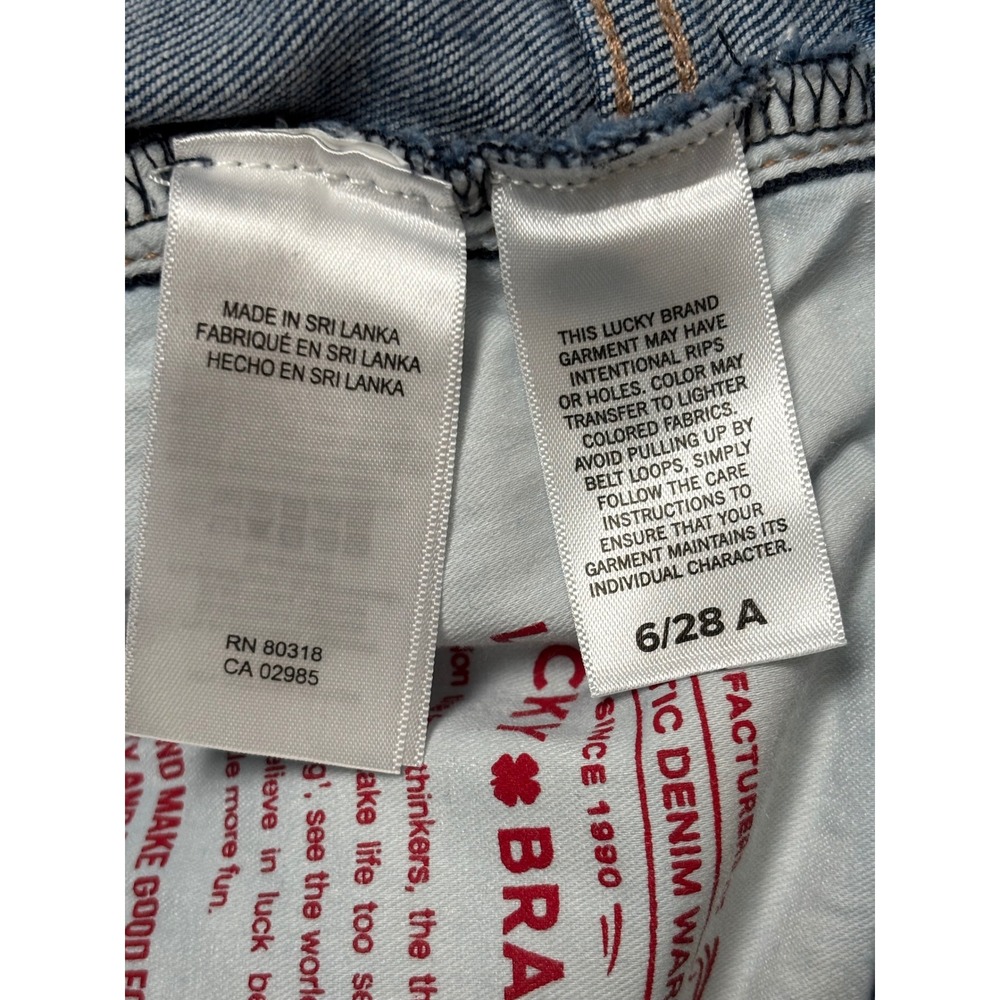Lucky Brand Denim Women's Sweet Mid-Rise Boot Cut Jeans Size 6/28 - Picture 8 of 9